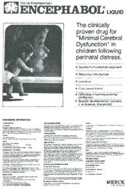 Merck рекламирует Энцефабол в Пакистане, май 1989 г.